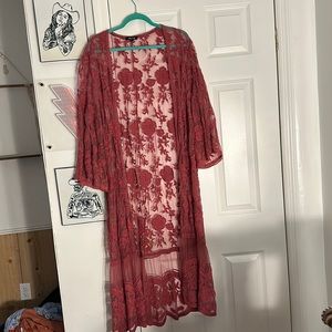 Torrid long floral kimono